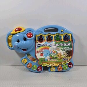 Vtech Touch and Teach Elephant - Learning Educational Toy Numbers Alphabet Songs